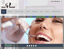 Tablet Screenshot of eurodental.sk